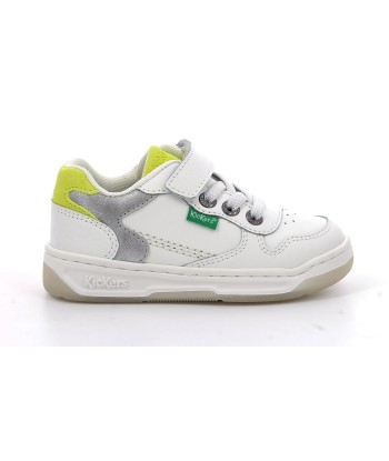 KICKERS KICKELSEY Blanc Argent Jaune sneakers 2 - 3 jours ouvrés.