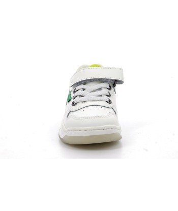 KICKERS KICKELSEY Blanc Argent Jaune sneakers 2 - 3 jours ouvrés.