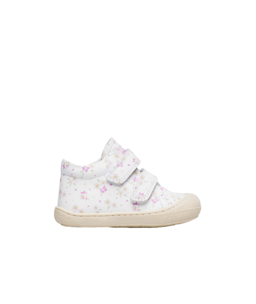 NATURINO COCOON velcro Flower white bottillons rembourrage situé sous