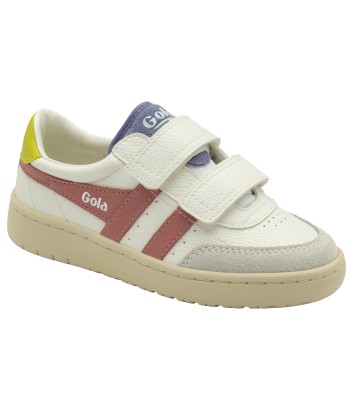 GOLA FALCON STRAP Blanc Rose Sneakers Baskets prix