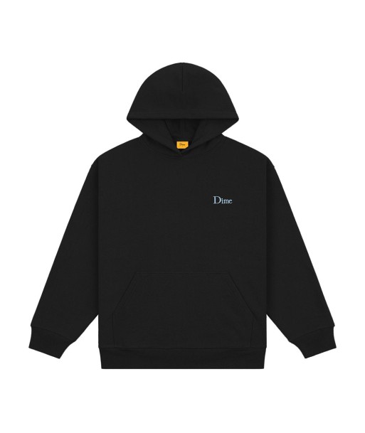 Dime Classic Small Logo Hoodie Sweat A Capuche - Black acheter