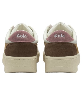 GOLA GRANDSLAM TRIDENT Blanc Marron Sneakers Baskets adulte du meilleur 