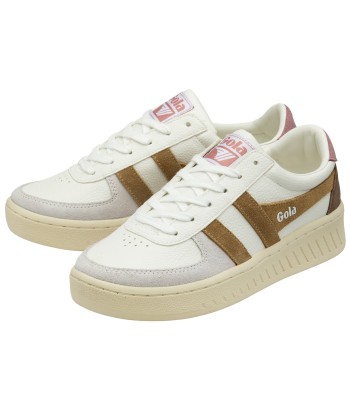 GOLA GRANDSLAM TRIDENT Blanc Marron Sneakers Baskets adulte du meilleur 