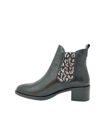 WE DO 99120 BC Noir Argent bottines Pour