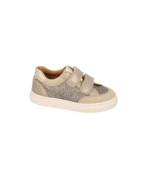 BELLAMY JADE Doré Chaussures Basket pas cher