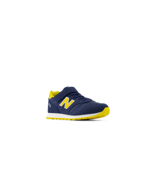 NEW BALANCE YV 373 VJ2 Bleu Jaune sneakers baskets brillant des détails fins