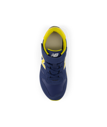 NEW BALANCE YV 373 VJ2 Bleu Jaune sneakers baskets brillant des détails fins