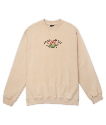 Passport Oragnic Bloom Sweater Sweatshirt - Sand le des métaux précieux