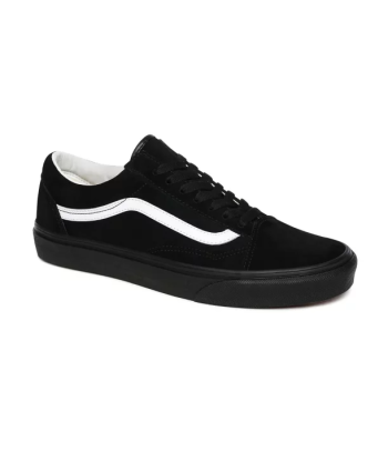 Vans Old Skool Pig Suede noir le des métaux précieux