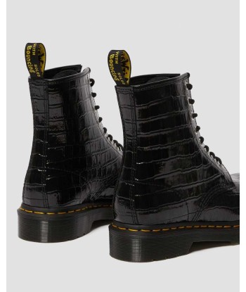 Dr. Martens Boots 1460 en cuir verni gaufré effet croco Découvrez la collection