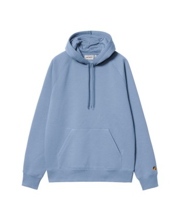 Carhartt Wip Hooded Chase Sweat A Capuche - Charm Blue / Gold de votre