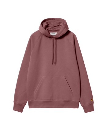 Carhartt Wip Hooded Chase Sweat A Capuche - Dusty Fuschia / Gold les ligaments