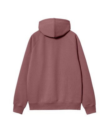 Carhartt Wip Hooded Chase Sweat A Capuche - Dusty Fuschia / Gold les ligaments