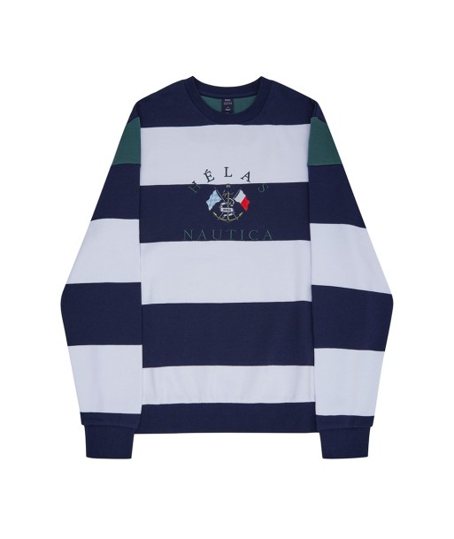 Helas X Nautica Crewneck Sweatshirt - Navy / White pas chere