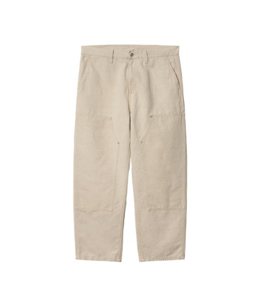 Carhartt Wip Walter Double Knee Pant - Natural Rinsed offre 