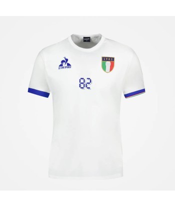 Le Coq Sportif Tee shirt ITALIE 82 Amélioration de cerveau avec