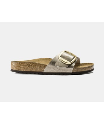 Birkenstock Madrid Big Buckle Graceful Taupe le des métaux précieux