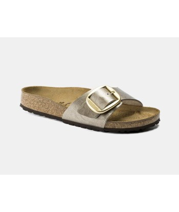 Birkenstock Madrid Big Buckle Graceful Taupe le des métaux précieux