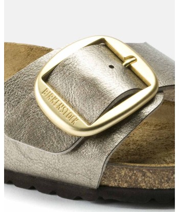 Birkenstock Madrid Big Buckle Graceful Taupe le des métaux précieux