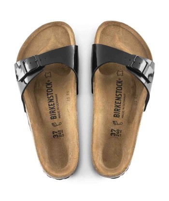 Birkenstock Madrid Noir Patent livraison et retour toujours gratuits