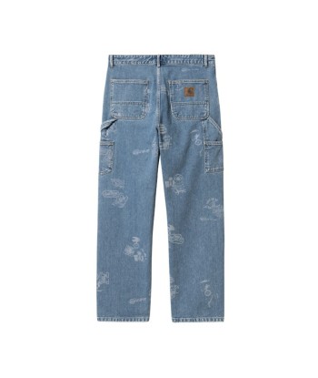 Carhartt Wip W' Stamp Pant Stamp Print - Blue Bleached JUSQU'A -70%! 