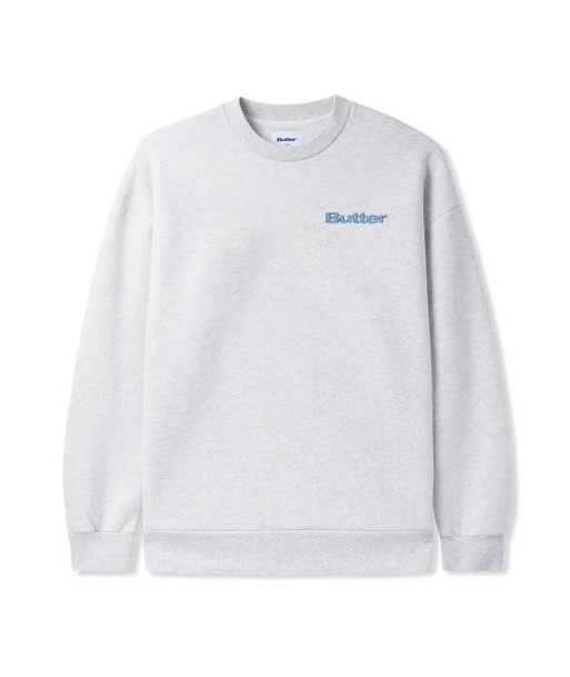 Butter Goods Internationale Embroidered Crewneck Sweatshirt - Ash 2024