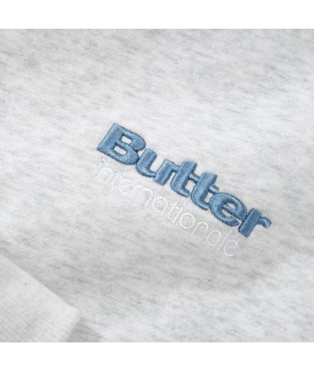 Butter Goods Internationale Embroidered Crewneck Sweatshirt - Ash 2024