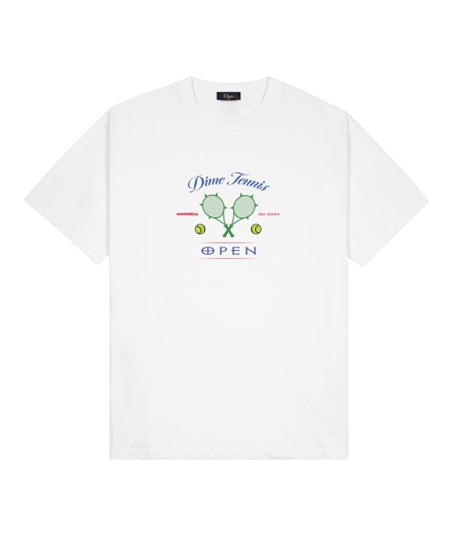 Dime Court T-Shirt - White Véritable concentré