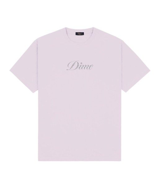 Dime Icy Cursive T-Shirt - Dusty Pink pas cheres