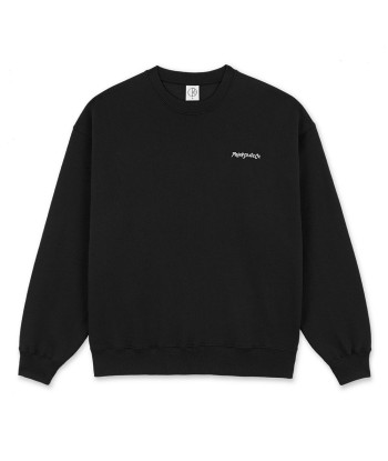 Polar Dave Crewneck Surf Logo Sweat - Black 2024