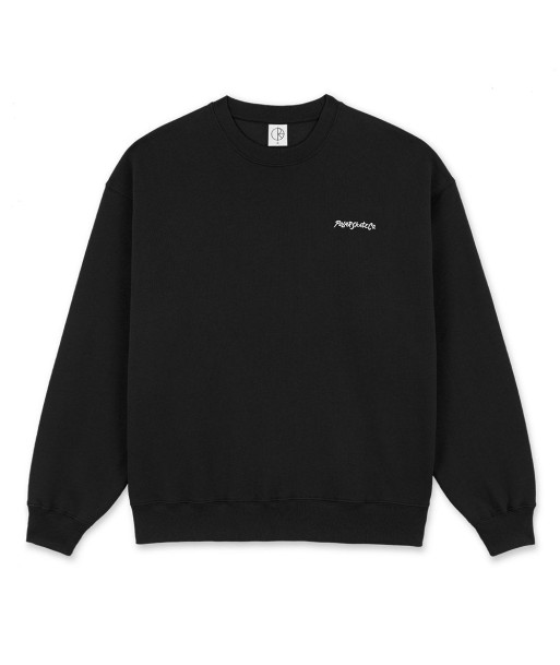 Polar Dave Crewneck Surf Logo Sweat - Black 2024