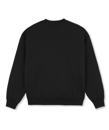 Polar Dave Crewneck Surf Logo Sweat - Black 2024