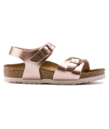 Birkenstock Rio Metallic Copper les ctes