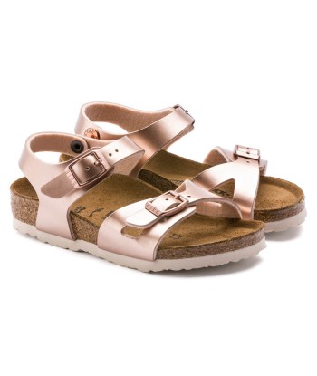 Birkenstock Rio Metallic Copper les ctes