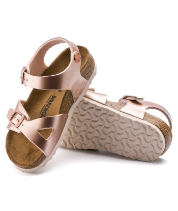 Birkenstock Rio Metallic Copper les ctes