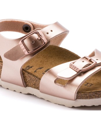 Birkenstock Rio Metallic Copper les ctes