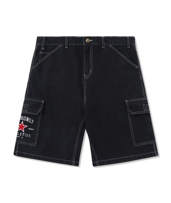 Cash Only Atheltic Denim Shorts - Washed Black l'achat 