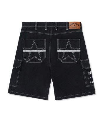 Cash Only Atheltic Denim Shorts - Washed Black l'achat 