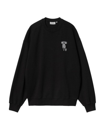 Carhartt Wip Cross Screw Sweatshirt - Black / White Venez découvrir notre 