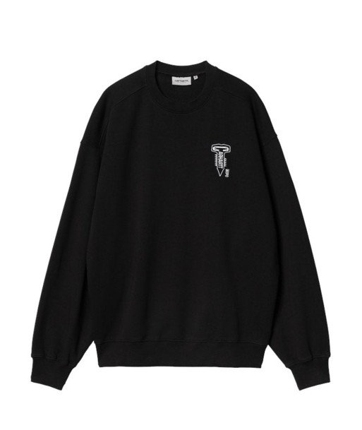 Carhartt Wip Cross Screw Sweatshirt - Black / White Venez découvrir notre 