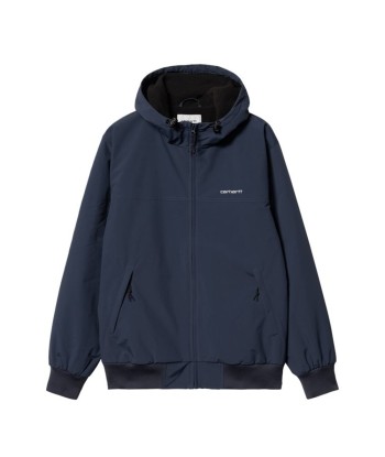 Carhartt Wip Hooded Sail Jacket Air Force Blue / White sur le site 