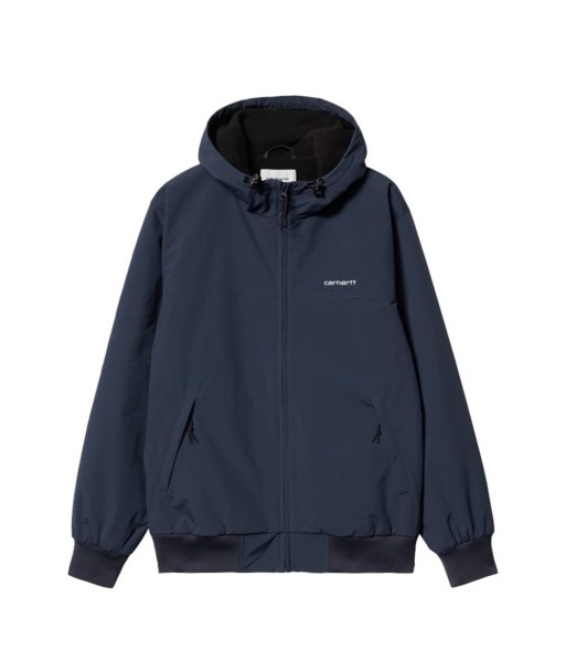 Carhartt Wip Hooded Sail Jacket Air Force Blue / White sur le site 