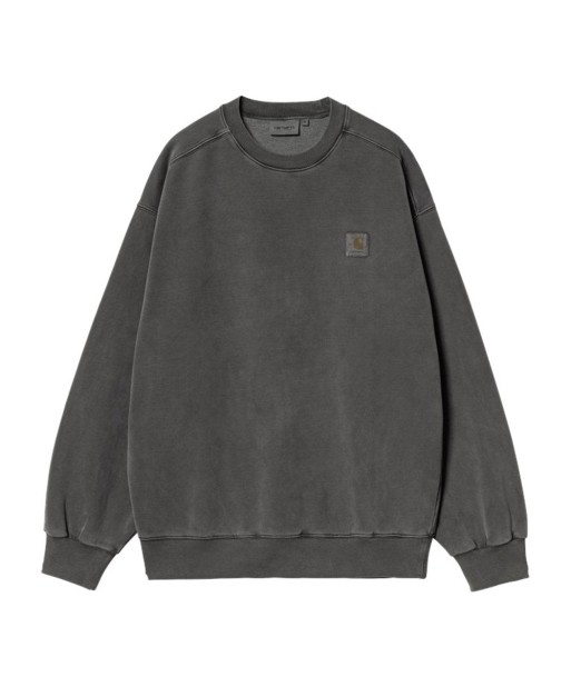 Carhartt Wip Vista Sweatshirt Graphite Garment Dyed Véritable concentré