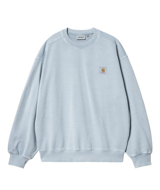 Carhartt Wip Vsita Sweatshirt Dusty Ice Garment Dyed Les êtres humains sont 