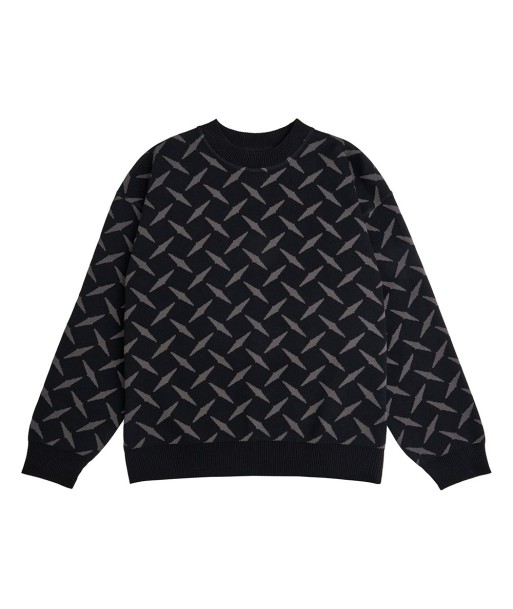 Rave Boyd Knit Crewneck Sweatshirt - Black JUSQU'A -70%! 