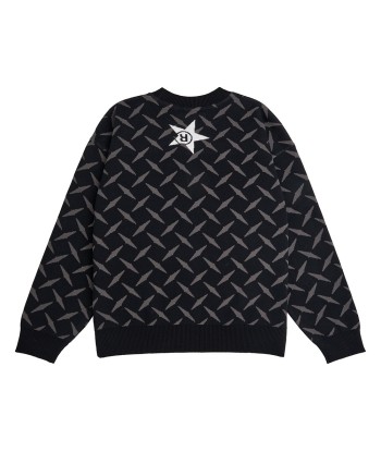 Rave Boyd Knit Crewneck Sweatshirt - Black JUSQU'A -70%! 