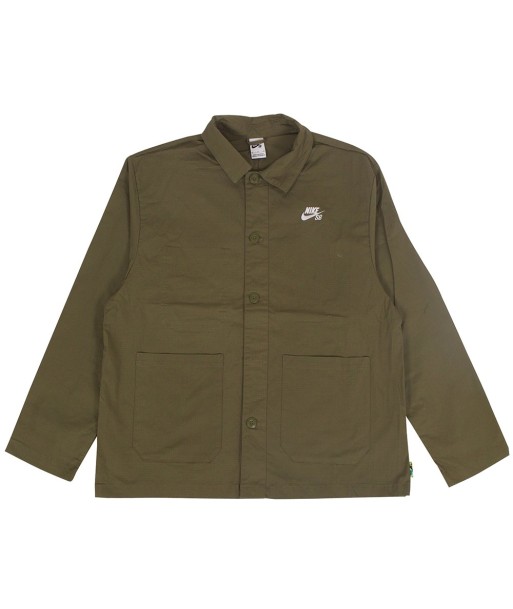 Nike Sb Olympic Agnostic Chore Jacket Qs - Medium Olive / White rembourrage situé sous