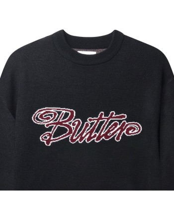 Butter Jive Knit Sweater Sweat - Black la colonne vertébrale