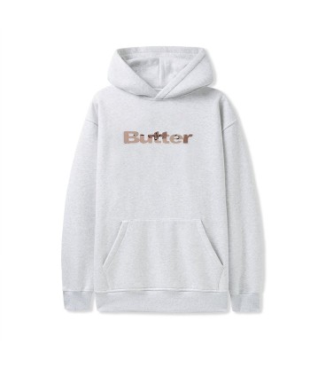 Butter Logo Camo Applique Pullover Hood Sweat A Capuche - Ash acheter en ligne