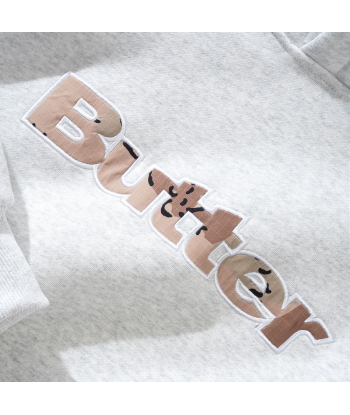 Butter Logo Camo Applique Pullover Hood Sweat A Capuche - Ash acheter en ligne